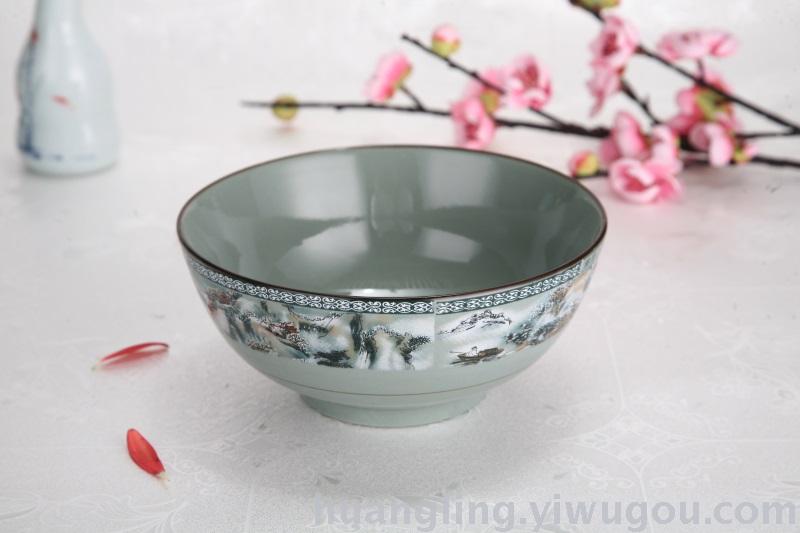 Jingdezhen blue and white porcelain bowl bowl gift set bowl bowl bone china tableware
