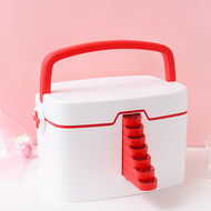 Kitchen Toilet No Trace Stickers Waterproof Multi-Functional Tissue Box Creative Punch-Free Plastic Storage Tissue Box Storage Rack