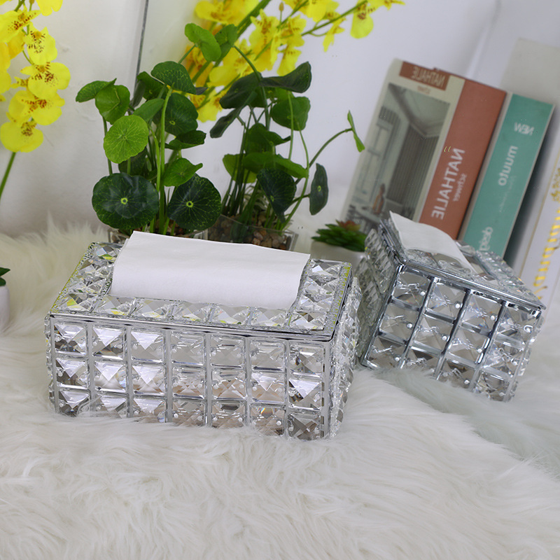 Internet Hot Ins Style Nordic Simple Household Living Room Coffee Table Desktop Napkin Tissue Storage Crystal Tissue Box Internet Hot Ins Style Nordic Simple Household Living Room Coffee Table Desktop Napkin Tissue Storage Crystal Tissue Box