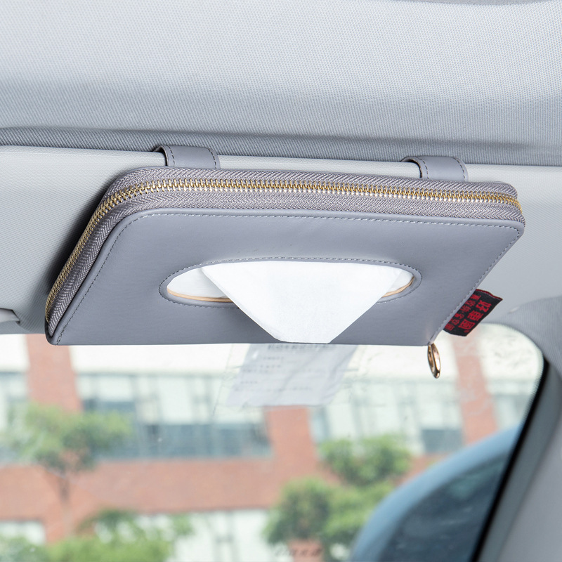 Car for Car Tissue Box Hanging Sun Visor Skylight Car Supplies Car Car Creativity Tissue Box Napkin