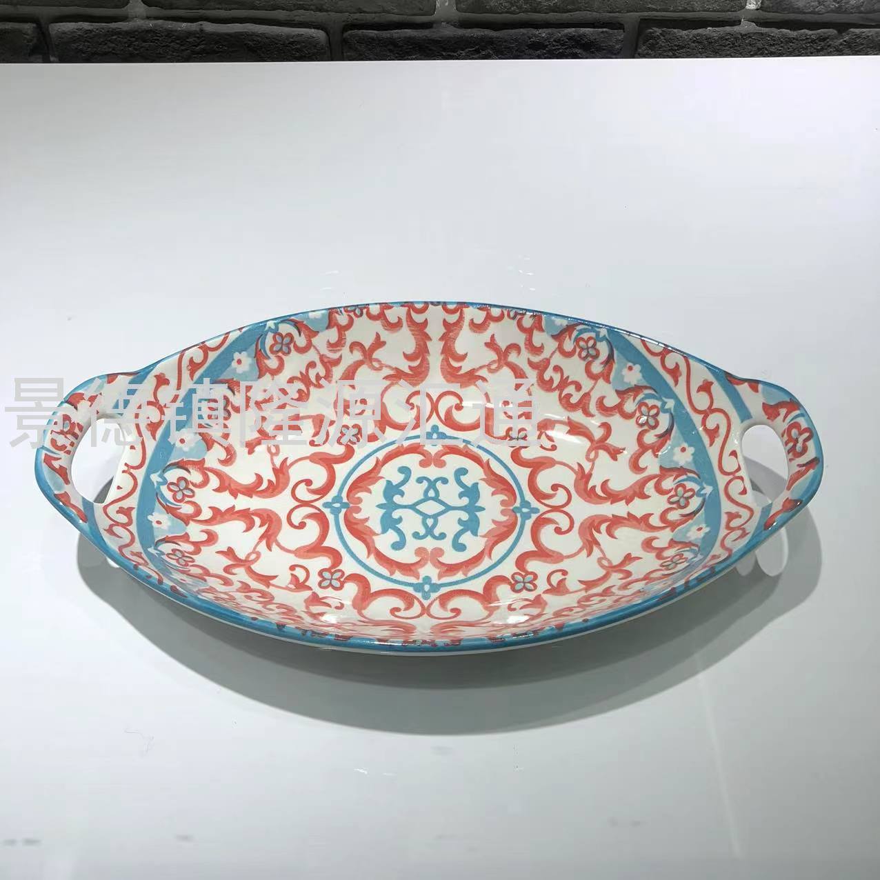 Dinner Plate Ceramic Plate Baking Plate Dim Sum Plate Ceramic Bowl Rice Bowl Rice Bowl Promotion Gift Bowl Jingdezhen