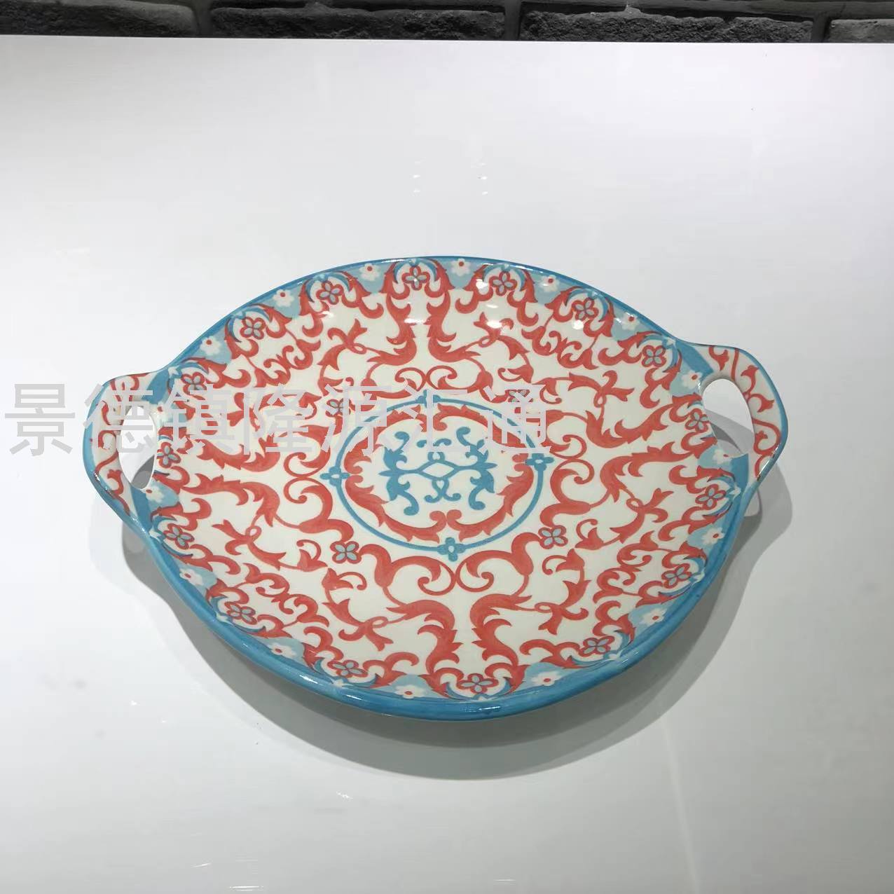 Dinner Plate Ceramic Plate Baking Plate Dim Sum Plate Ceramic Bowl Rice Bowl Rice Bowl Promotion Gift Bowl Jingdezhen