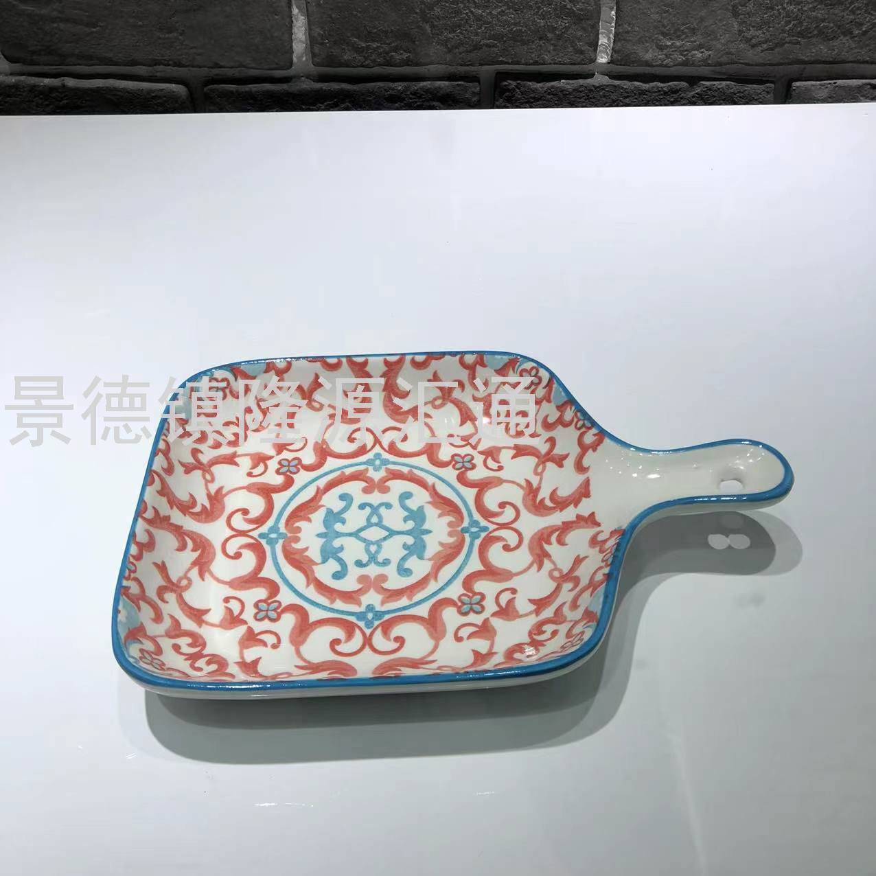 Dinner Plate Ceramic Plate Baking Plate Dim Sum Plate Ceramic Bowl Rice Bowl Rice Bowl Promotion Gift Bowl Jingdezhen