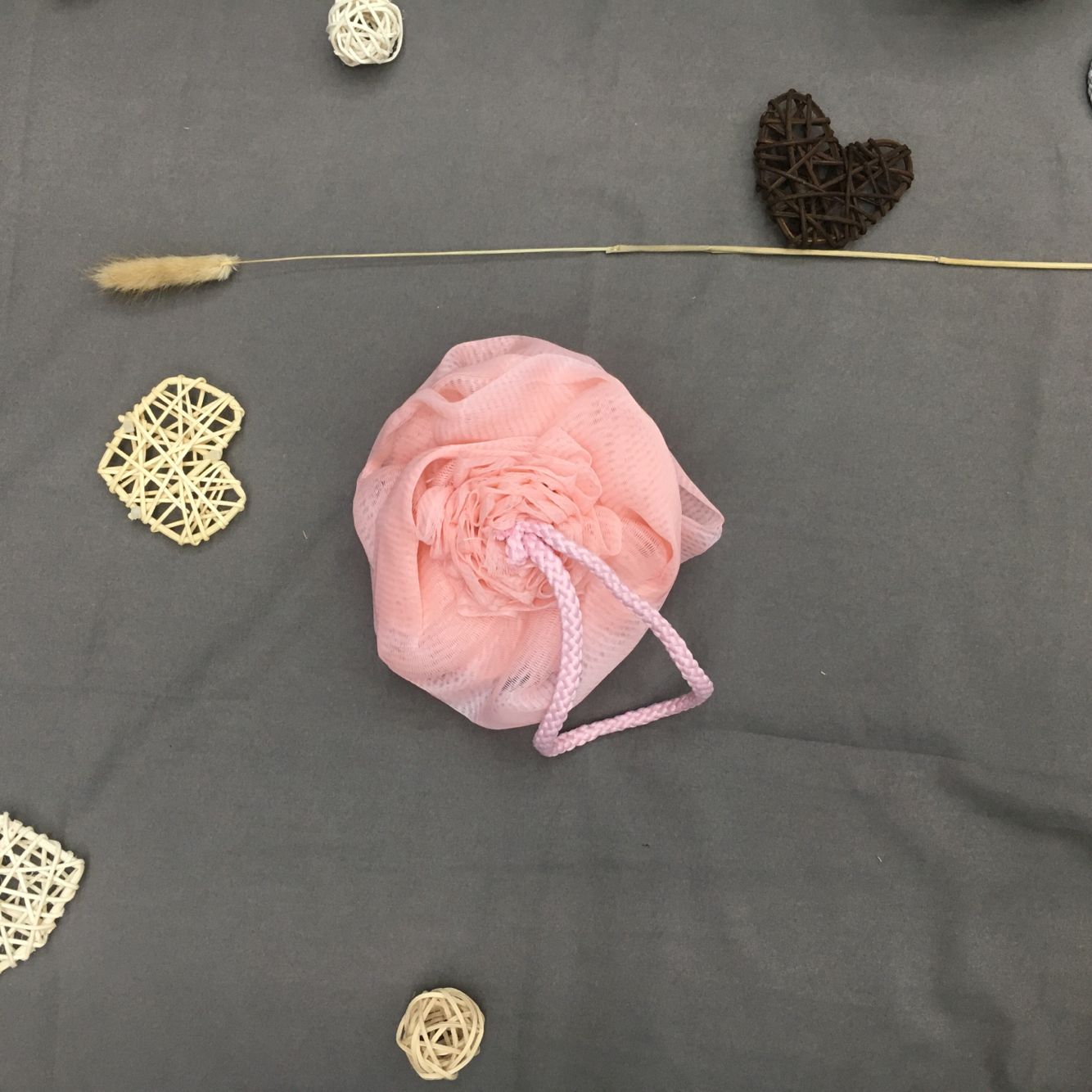 Brand rose bath ball