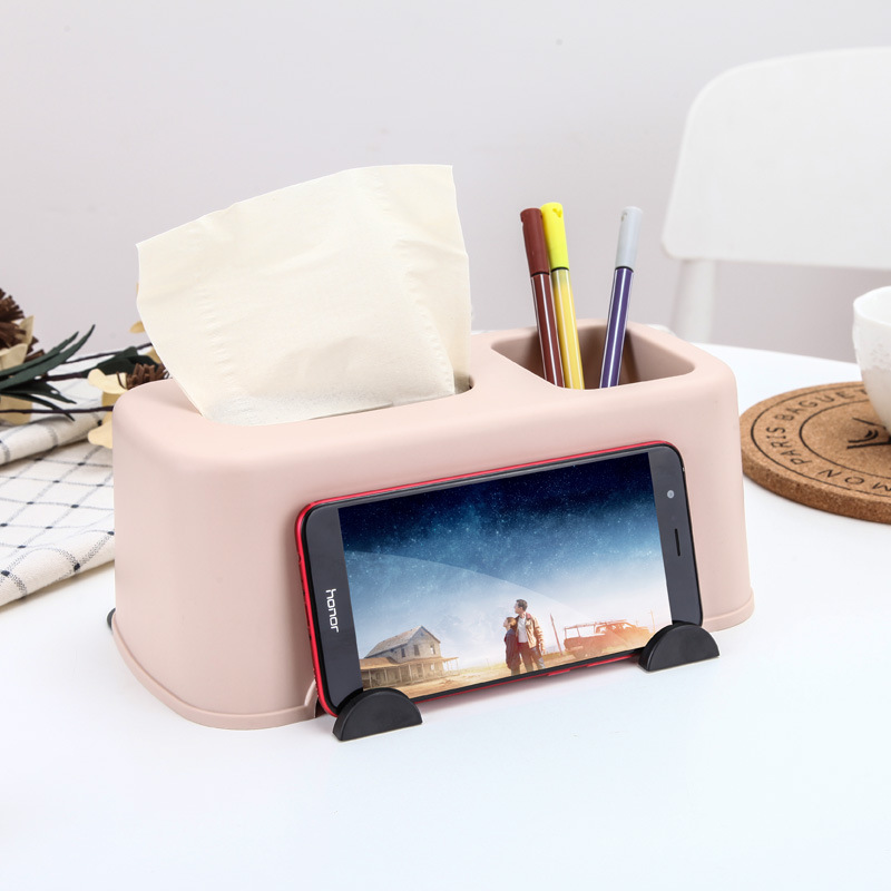 Creative Desktop Napkin Box Cute Multi-Functional Paper Extraction Box Desktop End Table Tissue Box European Style