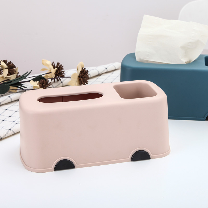 Creative Desktop Napkin Box Cute Multi-Functional Paper Extraction Box Desktop End Table Tissue Box European Style