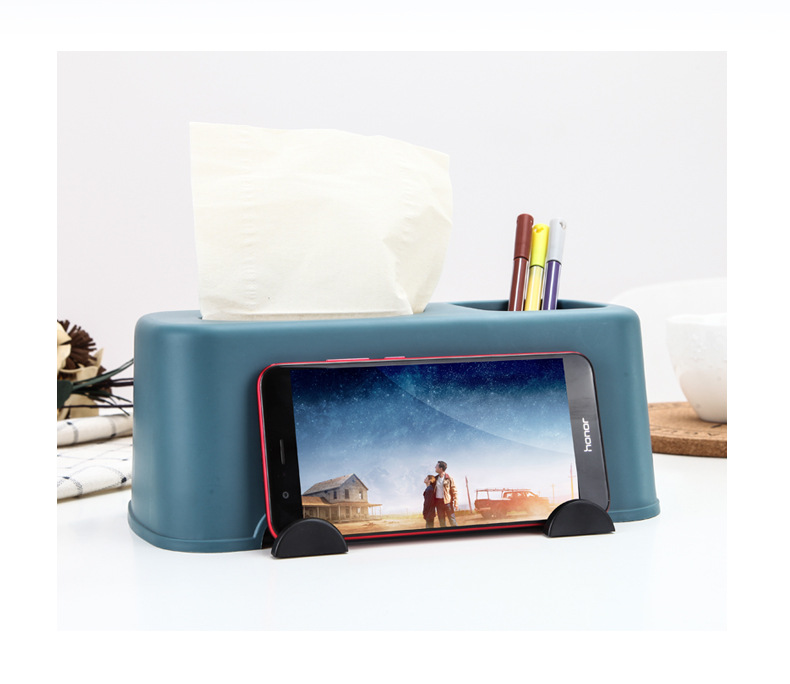 Creative Desktop Napkin Box Cute Multi-Functional Paper Extraction Box Desktop End Table Tissue Box European Style