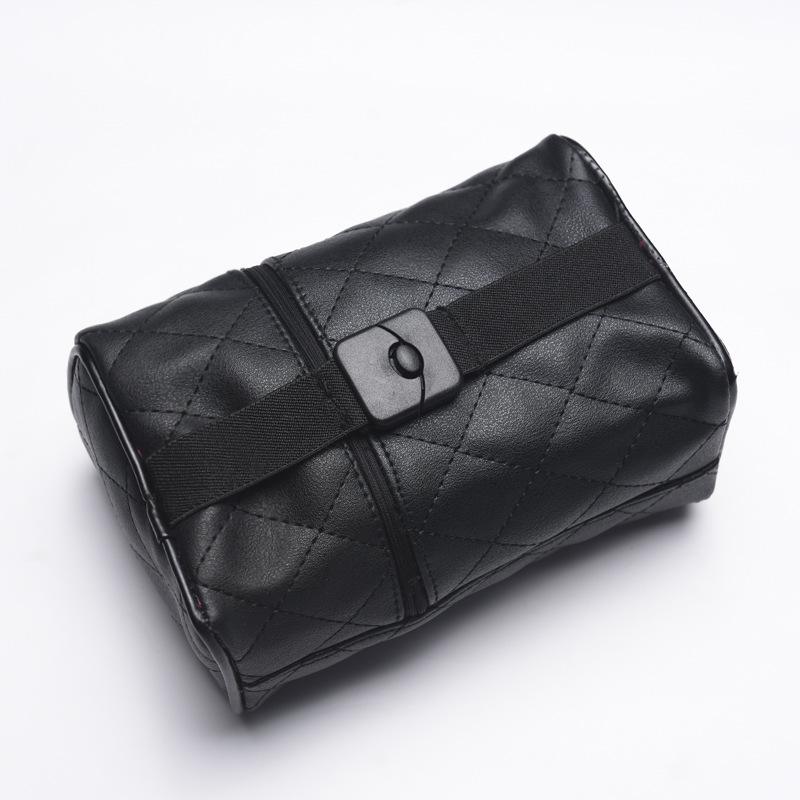 Universal Leather Tissue Bag Car Chair Back Tissue Box Car Sunshade Tissue Box Car Tissue Dispenser