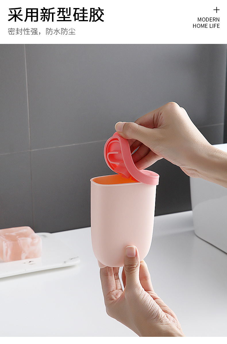 A153 Silicone Soap Box with Lid Travel Portable Sealed Waterproof Soap Dish Home Bathroom Toilet Soap Holder