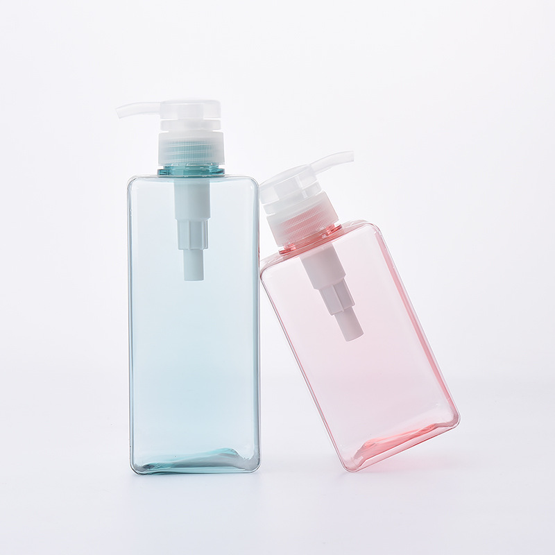 250ml Square Lotion Bottle PETG Shampoo Shower Gel Cosmetics Storage Bottle Instant Hand Sanitizer Replacement Bottle