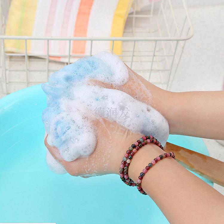 Rub bath artifact bath flower long handle strong bath ball does not ask people to Rub back bath brush