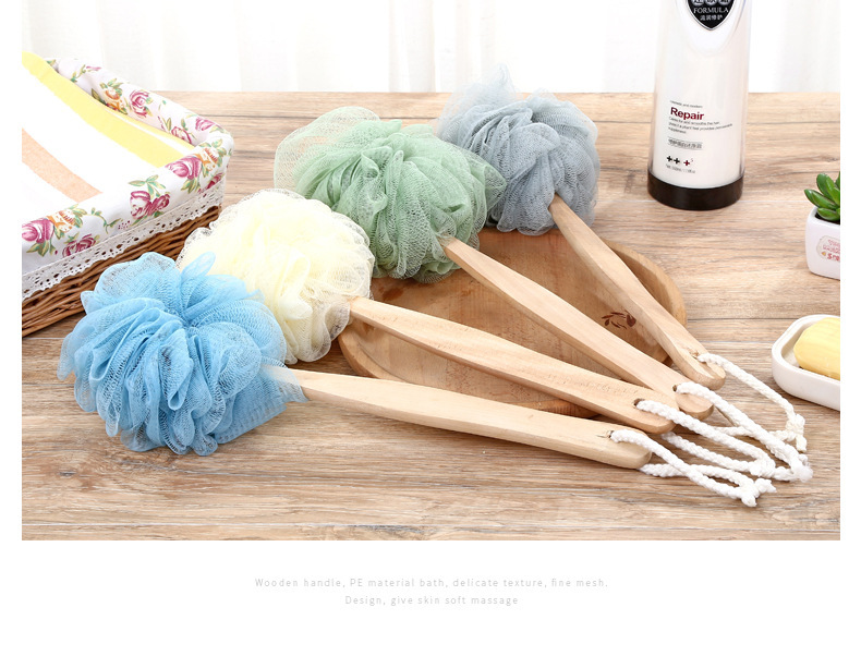 Rub bath artifact bath flower long handle strong bath ball does not ask people to Rub back bath brush Rub bath artifact bath flower long handle strong bath ball does not ask people to Rub back bath brush