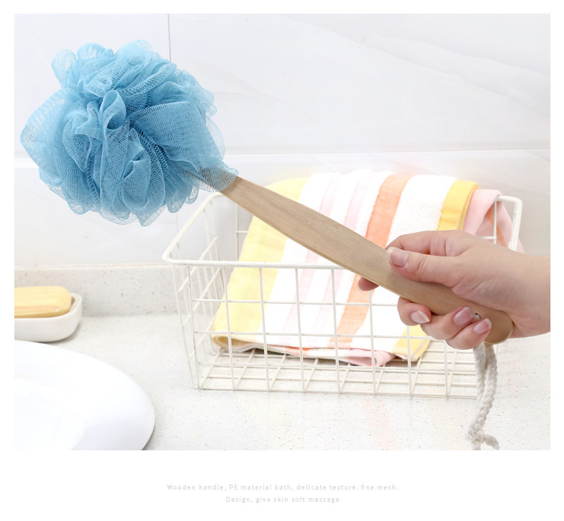 Rub bath artifact bath flower long handle strong bath ball does not ask people to Rub back bath brush Rub bath artifact bath flower long handle strong bath ball does not ask people to Rub back bath brush