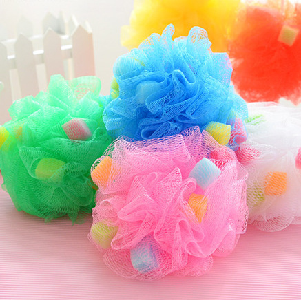 Bath Color Sponge Bath Ball Bath plus Sponge Loofah Can Be Customized