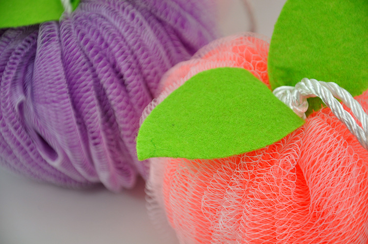 Sunday-Korean version can be linked to Apple color flower bath ball bath bath to clean the bathroom must bath brush Sunday-Korean version can be linked to Apple color flower bath ball bath bath to clean the bathroom must bath brush