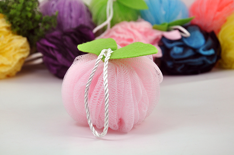Sunday-Korean version can be linked to Apple color flower bath ball bath bath to clean the bathroom must bath brush Sunday-Korean version can be linked to Apple color flower bath ball bath bath to clean the bathroom must bath brush