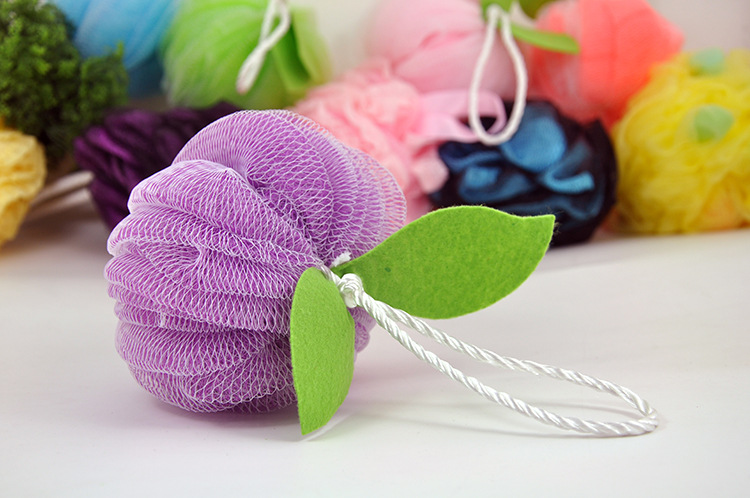 Sunday-Korean version can be linked to Apple color flower bath ball bath bath to clean the bathroom must bath brush Sunday-Korean version can be linked to Apple color flower bath ball bath bath to clean the bathroom must bath brush