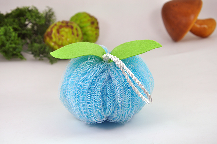 Sunday-Korean version can be linked to Apple color flower bath ball bath bath to clean the bathroom must bath brush Sunday-Korean version can be linked to Apple color flower bath ball bath bath to clean the bathroom must bath brush