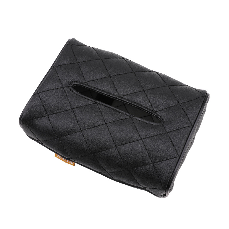 Sun Visor Hanging on Chair Back inside the Car Tissue Box Creative Car Accessory Tissue Cover Tissue Box Tissue Bag