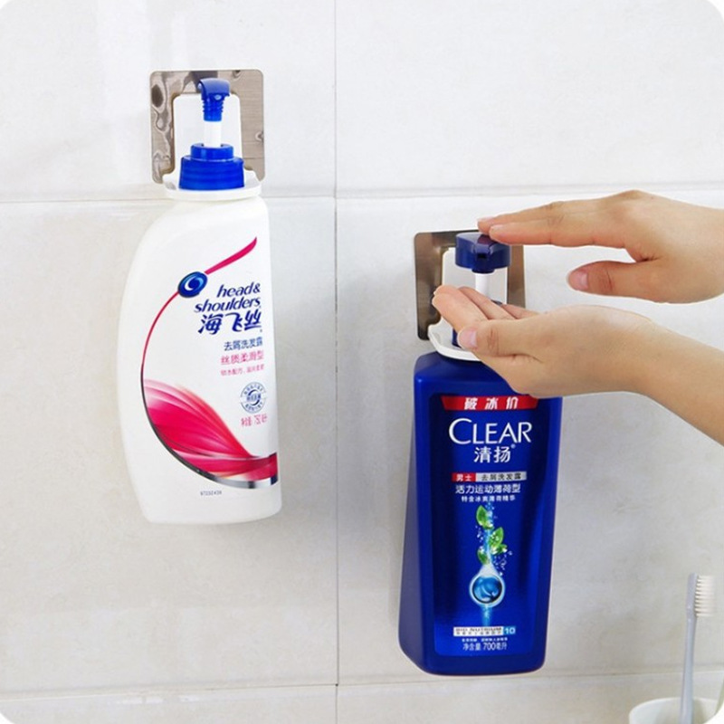 0155 Household Hook Shower Gel Shampoo Bottle Wall-Mounted Toilet Punch-Free Hand Sanitizer Bathroom Hanger