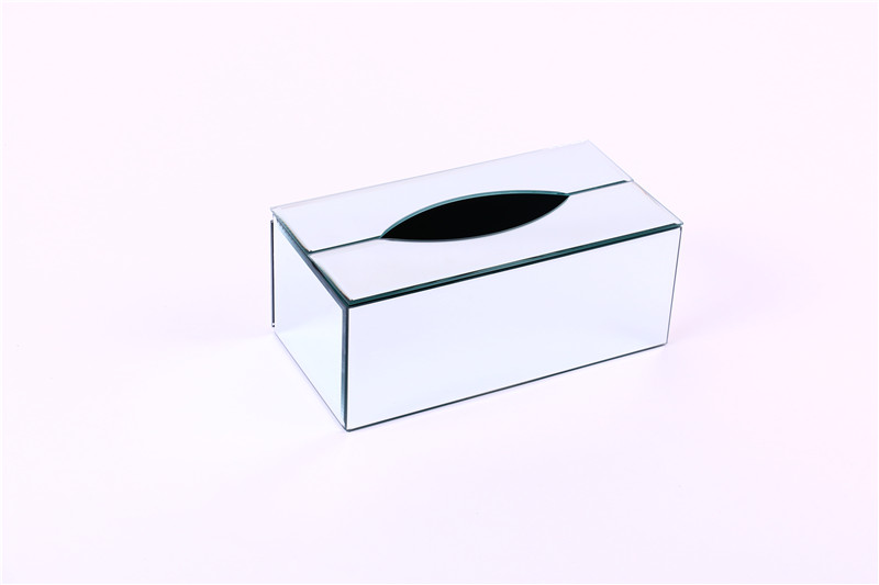 Glass Tissue Box Paper Box Napkin Paper Box Tissue Box Paper Box Factory Direct Sales