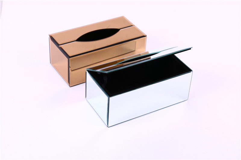 Glass Tissue Box Paper Box Napkin Paper Box Tissue Box Paper Box Factory Direct Sales