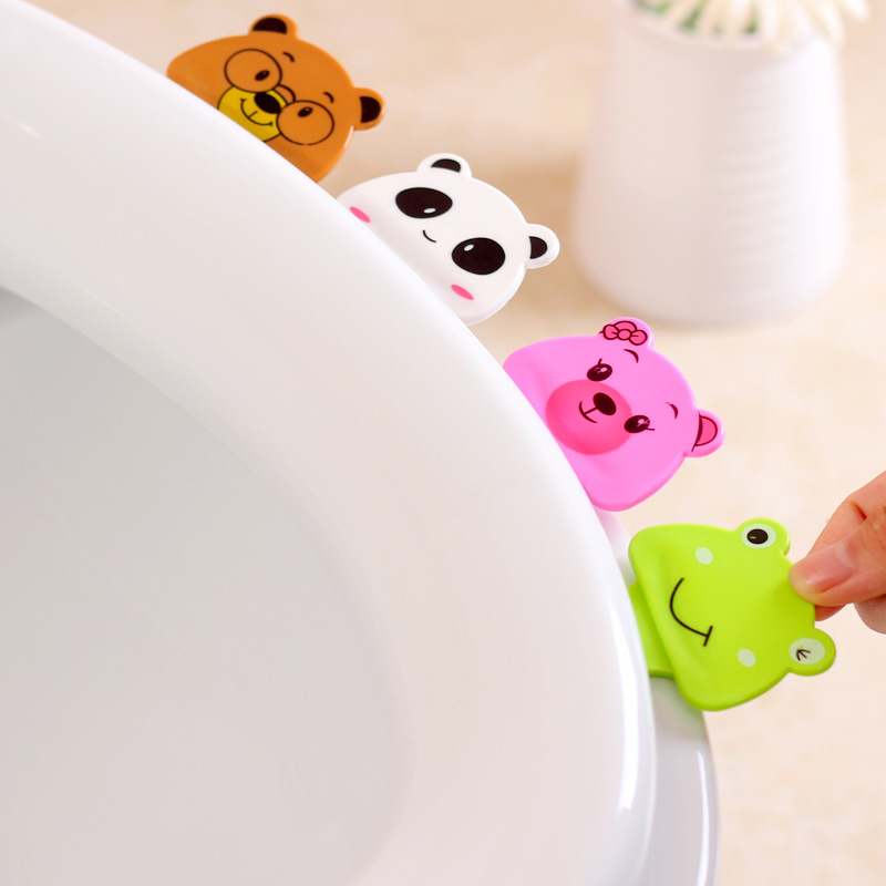 Creative Cute Cartoon Toilet Cover Lifter Portable Toilet Handle Lifting Handle Flip Device Lid Lifter Creative Cute Cartoon Toilet Cover Lifter Portable Toilet Handle Lifting Handle Flip Device Lid Lifter