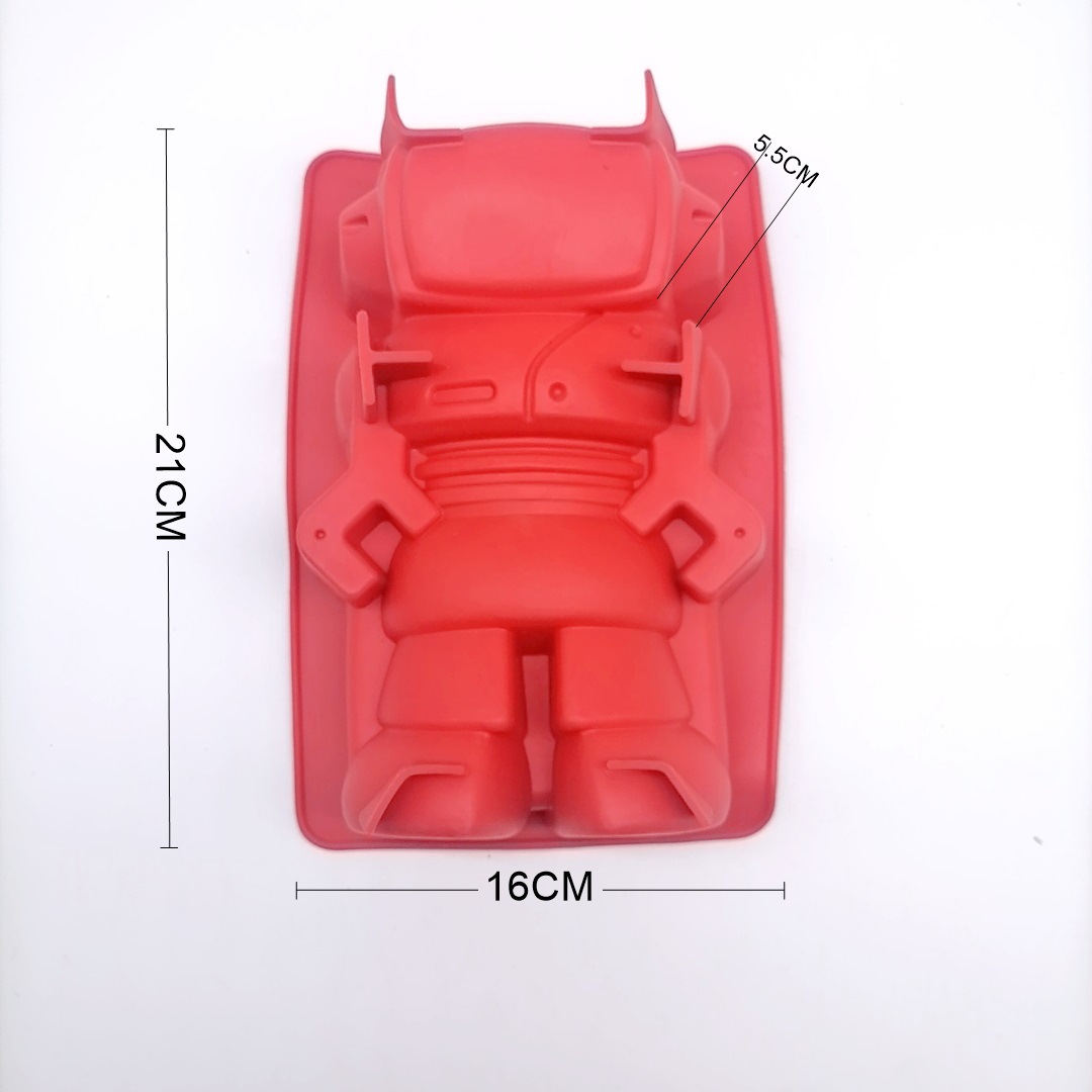Silicone Robot Cake Mold Baking High Temperature Resistant Mold Baking Pan Pastry Cake Baking Mold Silicone Robot Cake Mold Baking High Temperature Resistant Mold Baking Pan Pastry Cake Baking Mold