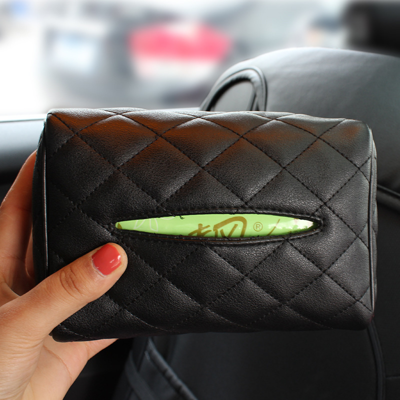 Creative Car Tissue Dispenser Car Seat Back Sun Visor Tissue Box Car Hanging Tissue Box Armrest Box Tissue Box