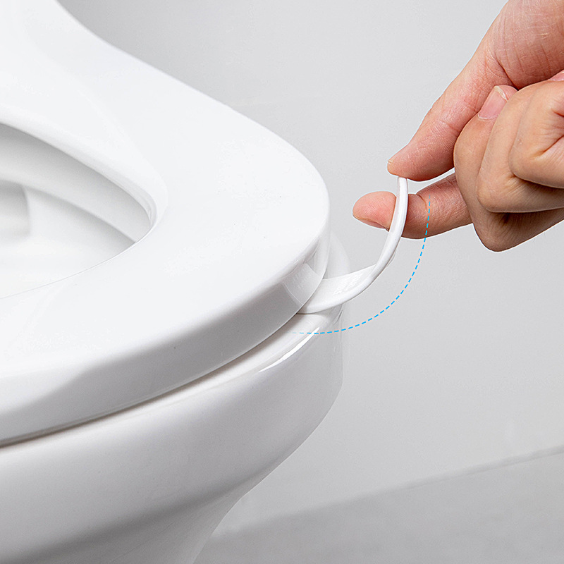 8 Toilet Cover Lifter Suction Cup Soft Rubber Toilet Lid Handle 2 PCs Toilet Lift the Lid Device Anti-Dirty