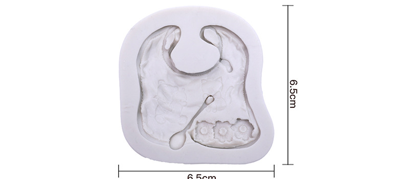 Bib silicone mold chocolate mold sugar cake tool DIY baking cake mold silicone mold Bib silicone mold chocolate mold sugar cake tool DIY baking cake mold silicone mold