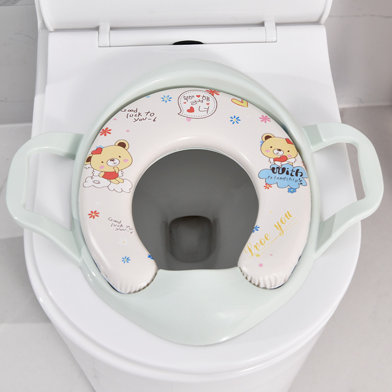 Sont cute Cartoon big baby toilet seat baby Grace Pan baby Seat Bedpan Lid