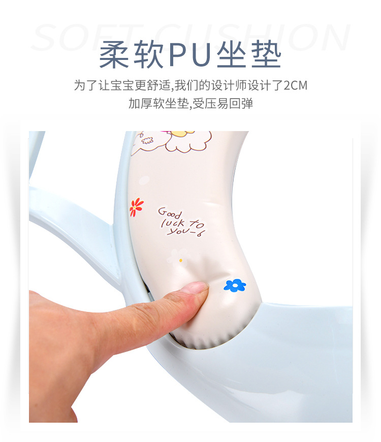 Sont cute Cartoon big baby toilet seat baby Grace Pan baby Seat Bedpan Lid