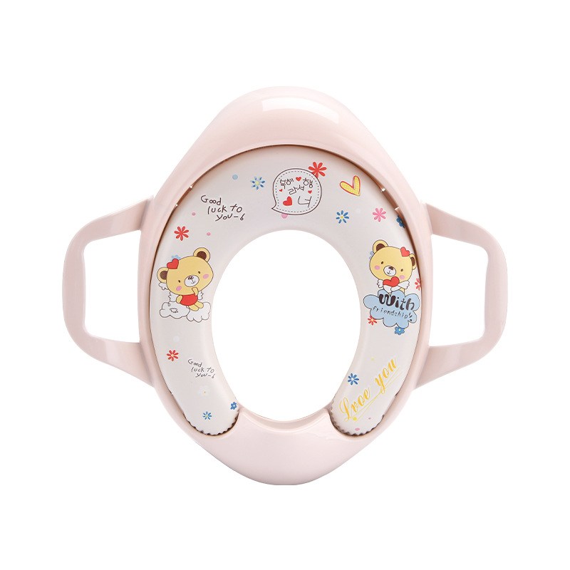 Sont cute Cartoon big baby toilet seat baby Grace Pan baby Seat Bedpan Lid