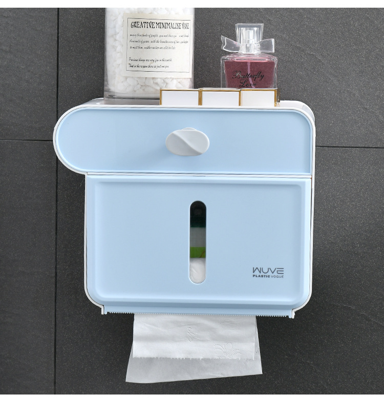 Simple European Style Home Punch-Free Creative Waterproof Wall-Mounted Tissue Box Rack Toilet Paper Box Simple European Style Home Punch-Free Creative Waterproof Wall-Mounted Tissue Box Rack Toilet Paper Box