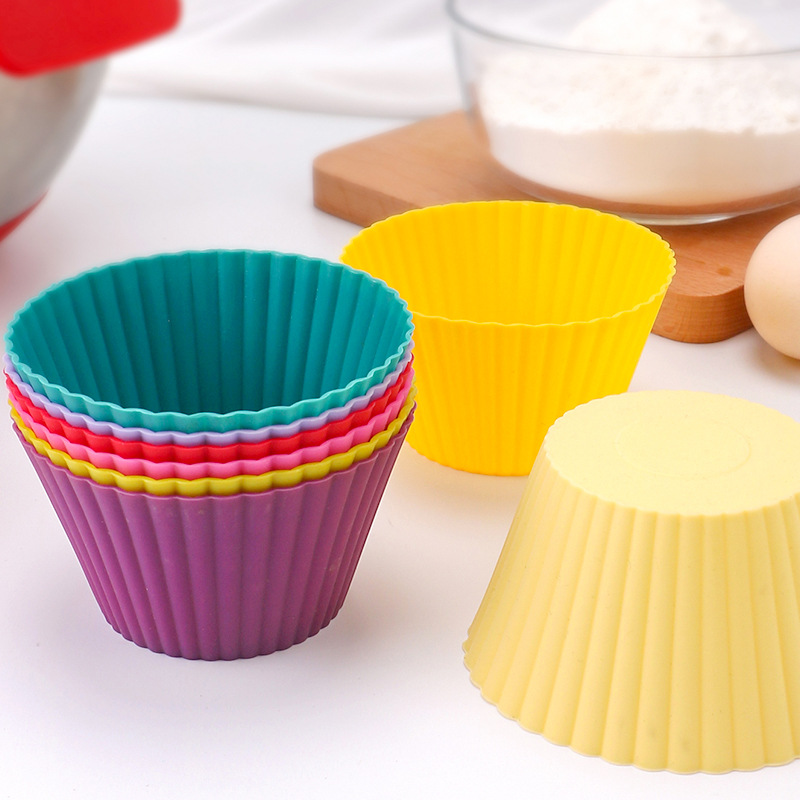 Silicone Cake Mold Muffin Cup Muffin Cup round Cake Cup DIY Baking Mold