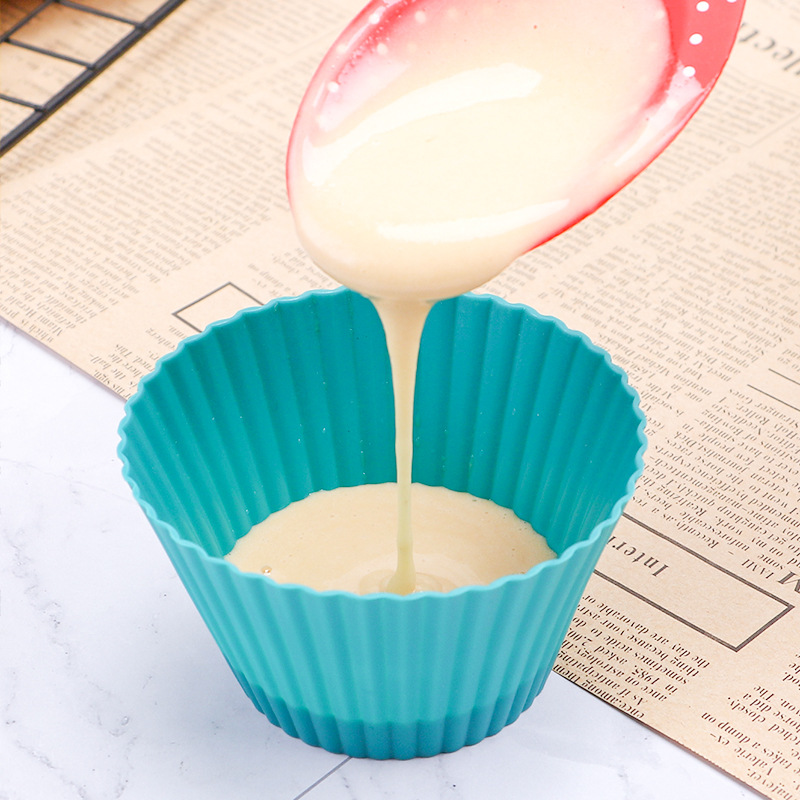 Silicone Cake Mold Muffin Cup Muffin Cup round Cake Cup DIY Baking Mold