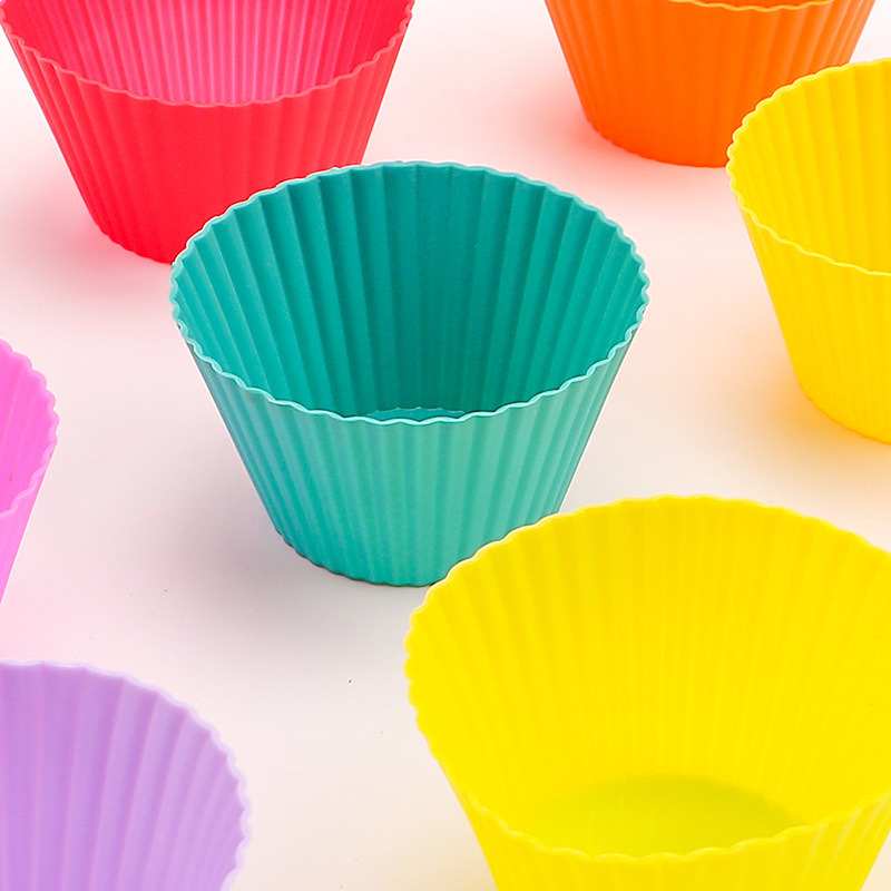 Silicone Cake Mold Muffin Cup Muffin Cup round Cake Cup DIY Baking Mold