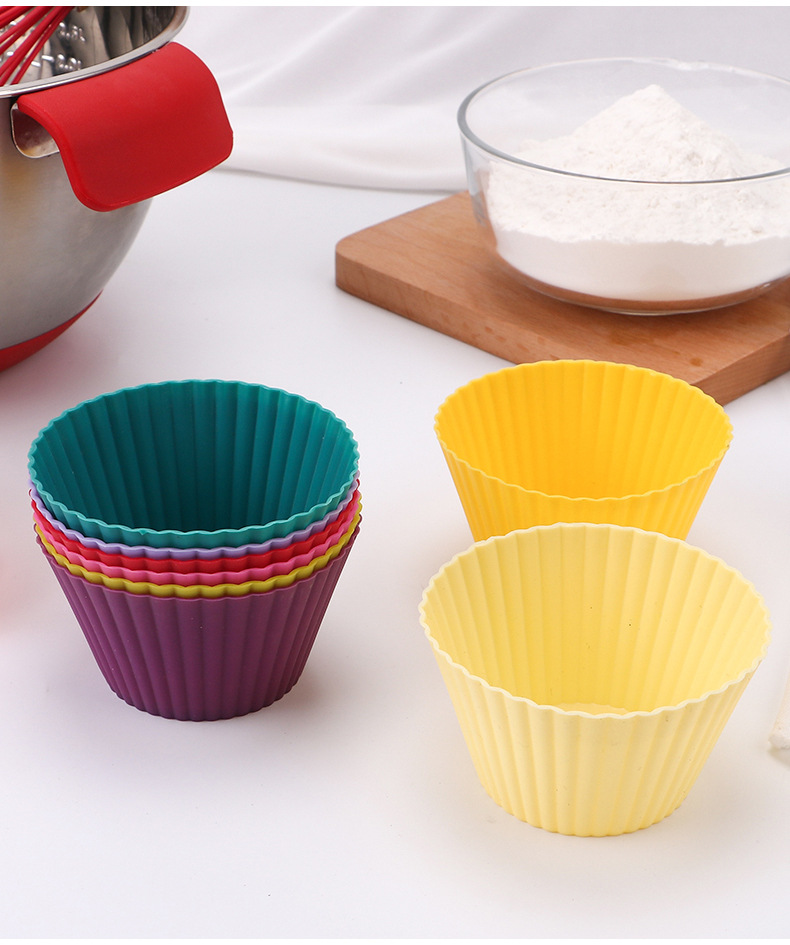 Silicone Cake Mold Muffin Cup Muffin Cup round Cake Cup DIY Baking Mold