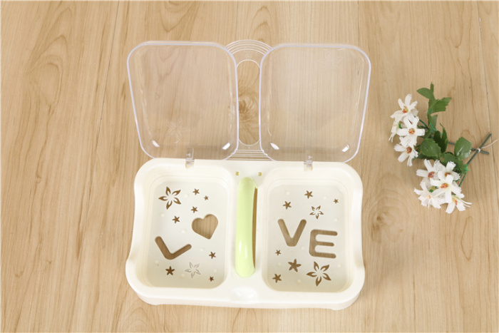 Creative simple two-body high-capacity toilet SOAP box with a lid or double-checked SOAP box Creative simple two-body high-capacity toilet SOAP box with a lid or double-checked SOAP box