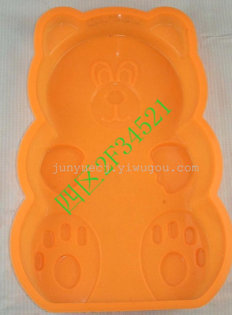 Flower-shaped cake mould bear cake mold