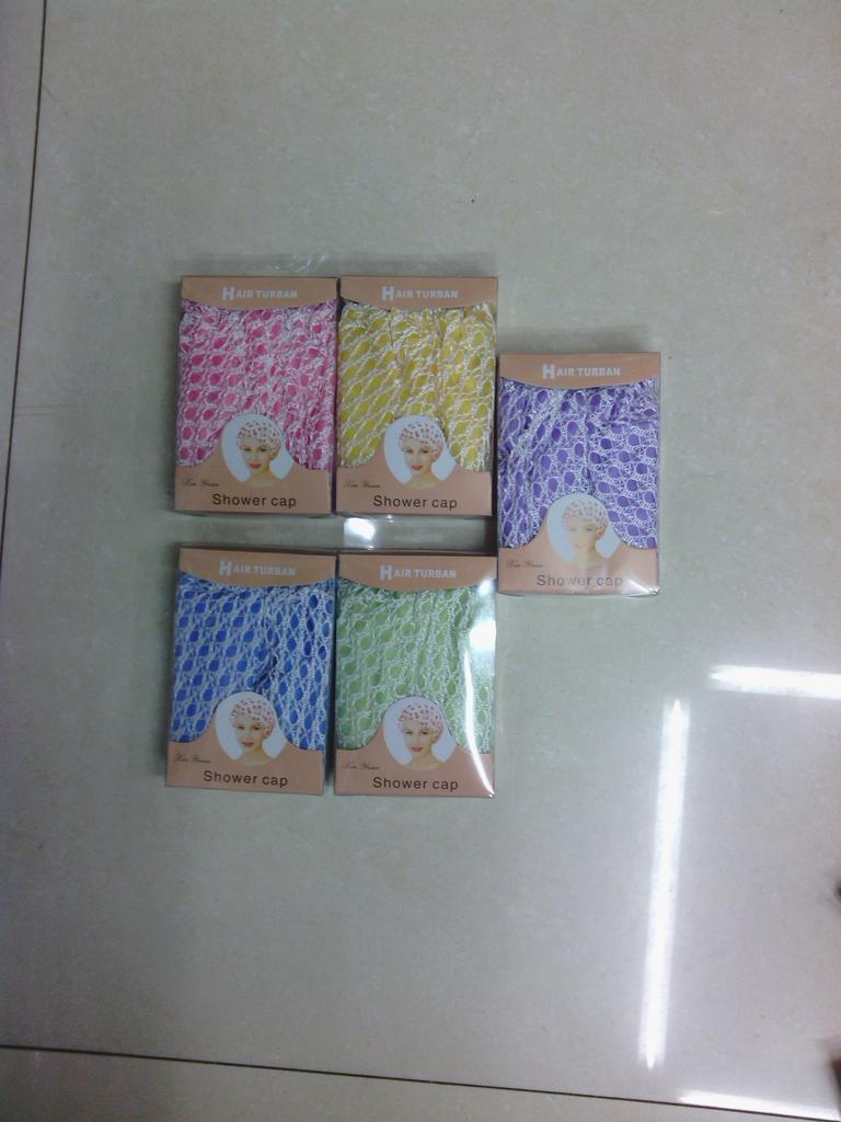 Factory direct sale mesh shower Cap