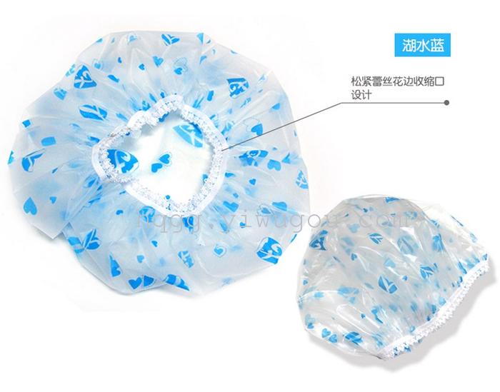 Flowers and waterproof hair shower Cap/shower Cap/hair Cap/bath print shower Cap