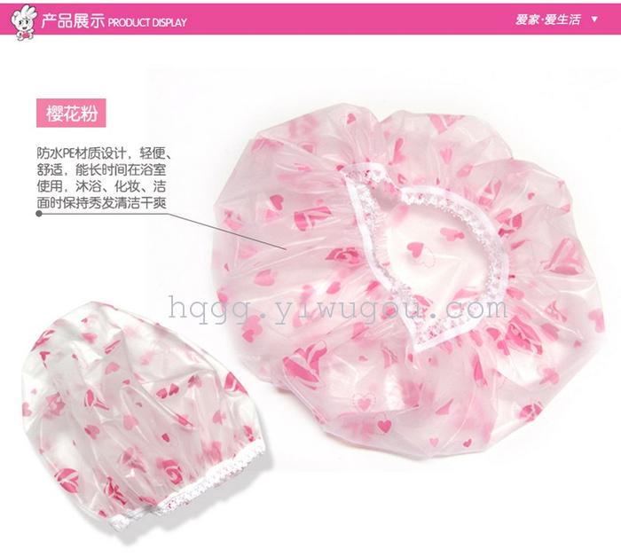 Flowers and waterproof hair shower Cap/shower Cap/hair Cap/bath print shower Cap