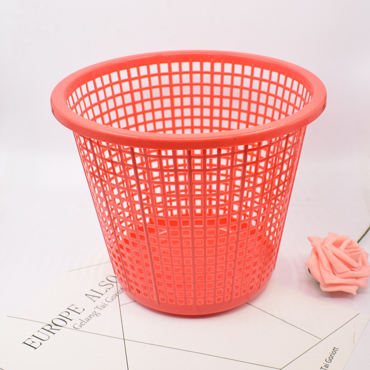 Trash Can Creative Household Kitchen Household Garbage Toilet Wastebasket round Large Bucket without Lid