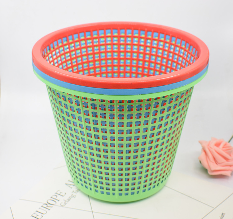 Trash Can Creative Household Kitchen Household Garbage Toilet Wastebasket round Large Bucket without Lid