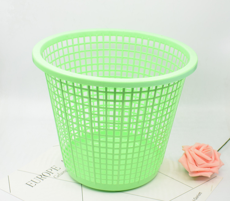 Trash Can Creative Household Kitchen Household Garbage Toilet Wastebasket round Large Bucket without Lid
