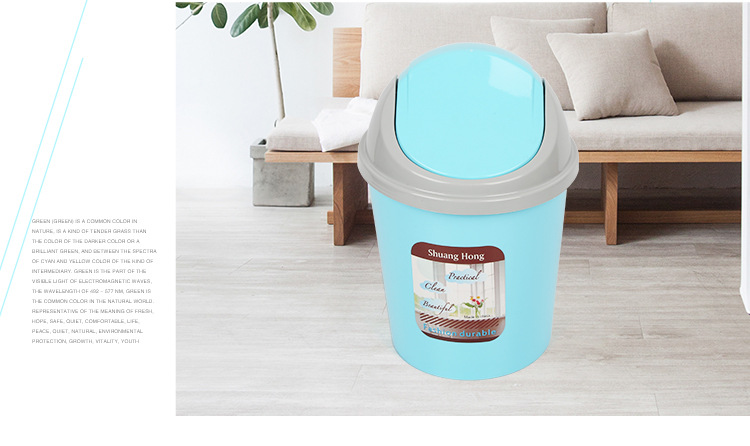 Flip Household round Plastic Trash Can Thickened Toilet Living Room and Kitchen Wastebasket Rocking Lid Trash Can Toilet Pail Flip Household round Plastic Trash Can Thickened Toilet Living Room and Kitchen Wastebasket Rocking Lid Trash Can Toilet Pail