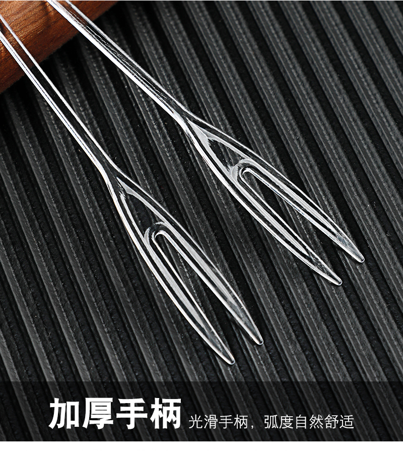 Fork Individually Packaged Transparent Plastic Small Fork Cake Fork Dessert Fork Household Fruit Toothpick Plug Fork Individually Packaged Transparent Plastic Small Fork Cake Fork Dessert Fork Household Fruit Toothpick Plug