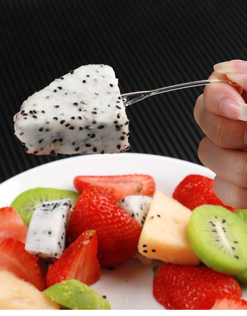 Fork Individually Packaged Transparent Plastic Small Fork Cake Fork Dessert Fork Household Fruit Toothpick Plug Fork Individually Packaged Transparent Plastic Small Fork Cake Fork Dessert Fork Household Fruit Toothpick Plug